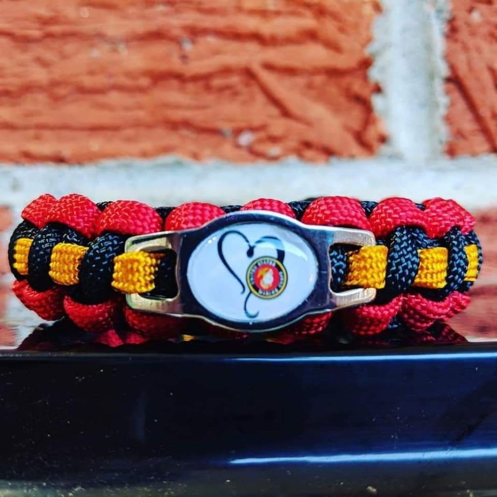 USMC Marines Love Paracord Bracelet